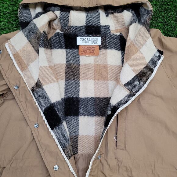 Vintage 70s LEVIS Barn Jacket Womens XL 22x26 Blanket-Lined - Picture 13 of 16